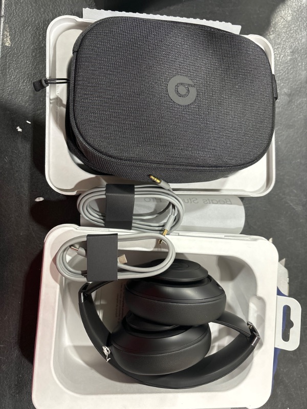 Photo 2 of Beats Studio Pro Bluetooth Wireless Headphones - Black