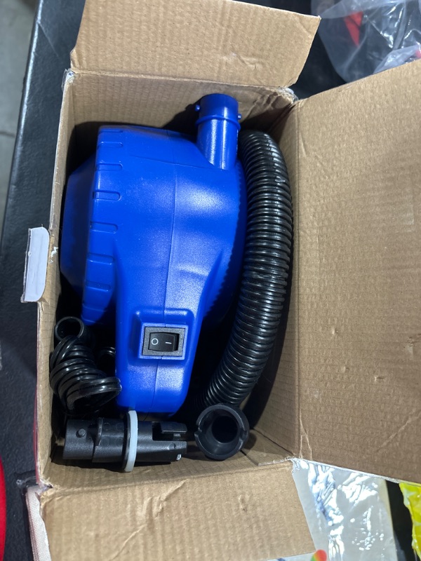 Photo 2 of Aqua Leisure Heavy-Duty 110V Electric Air Pump w/5 Tips [AQX19075P3]