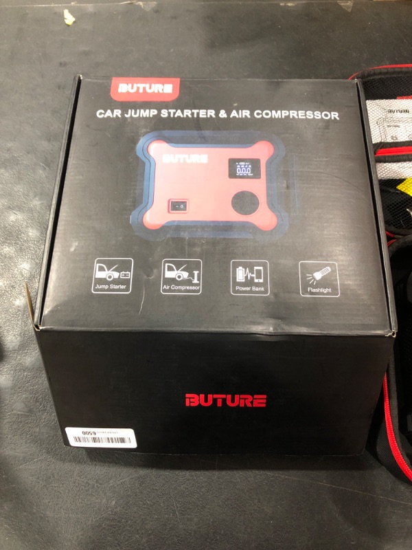 Photo 1 of Portable Car Jump Starter with Air Compressor
