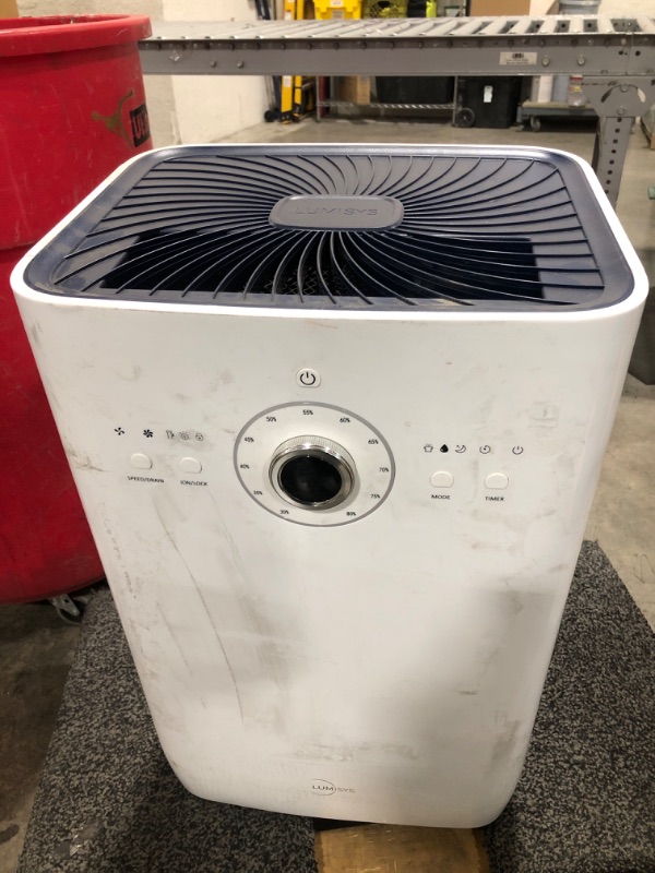 Photo 2 of Lumysis 8500 Sq Ft 125 Pints Commercial Grade Dehumidifiers with Pump for Basements, Large Rooms, and Home with Auto or Manual Drainage, Hepa Air Filter, 3 Operation Modes and 24 hr Timer
