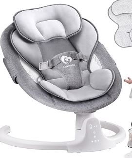 Photo 1 of Baby Swing for Infants, Compact & Portable Baby Rocker,