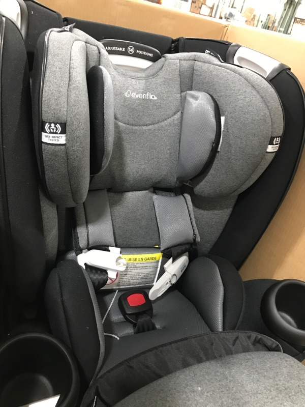 Photo 2 of Evenflo Gold Revolve360 Extend All-in-One Rotational Car Seat with SensorSafe (Moonstone Gray) Gold Revolve Extend Sensorsafe Moonstone Gray