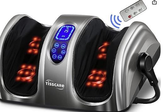 Photo 1 of TISSACRE Shiatsu Foot Massager with Heat-Foot Massager Machine for Neuropathy, Plantar Fasciitis and Pain Relief-Massage Foot, Leg, Calf, Ankle with Deep Kneading Heat Therapy
