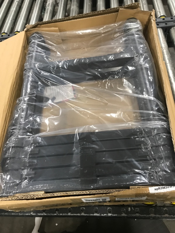 Photo 1 of RIKADE Telescoping Ladder, Heavy Duty A-Frame Aluminum Telescopic Ladder, Lightweight Extension Ladder Adjustable Portable Folding Ladder for Home or Outdoor Working 330lb Capacity Black 1.7+1.7m