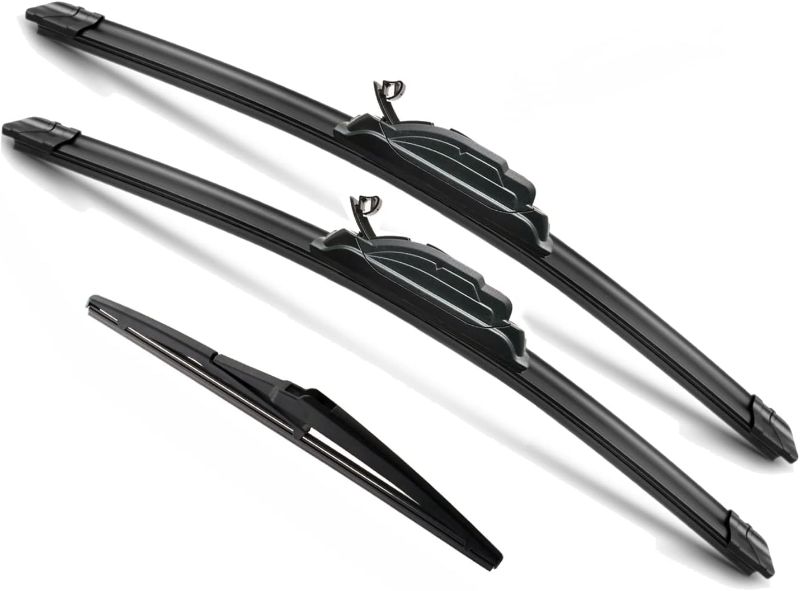 Photo 1 of 3 wipers Replacement for Chrysler Pacifica 2017 2018 2019 2020 2021, Windshield Wiper Blades Original Equipment Replacement - 26"/20"/14A" (Set of 3) U/J HOOK
