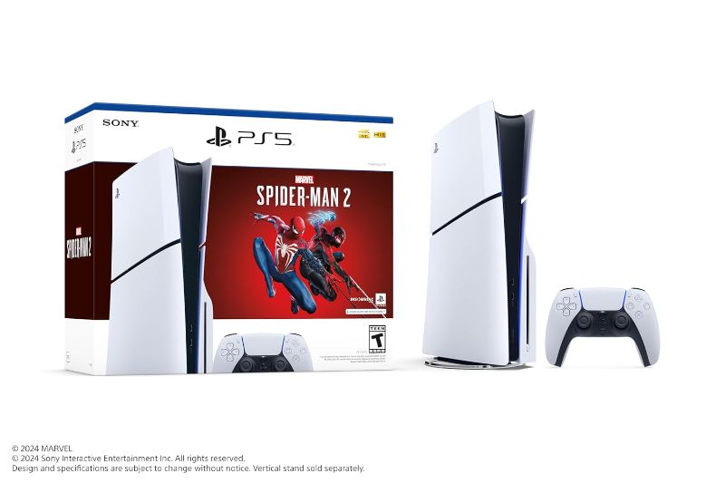 Photo 1 of PlayStation 5 Console - (slim) --- PARTIAL SET -- DOES NOT COME WITH SPIDERMAN