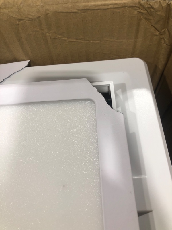 Photo 1 of DEWENWILS Bathroom Exhaust Fan with Light, 14W Ceiling Mount Ventilation Fans, 80 CFM 1.5 Sones Bathroom Vent Fan with Light for Home, 800lm LED Light 3000K/4000K/5000K 3CCT Adjustable, White