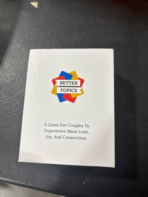 Photo 1 of Better Topics Couples Card Game, Date Night Cards and Date Night Game, Cards Game for Couples, Valentine Games, Suitable as a Wedding
