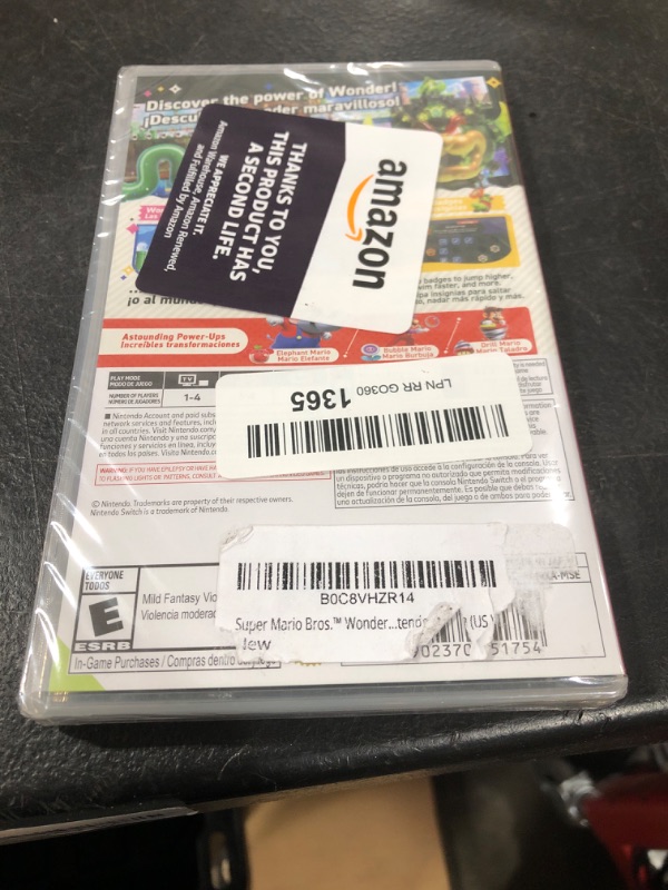 Photo 2 of SEALED - Super Mario Bros.™ Wonder - Nintendo Switch (US Version) Nintendo Switch Standard