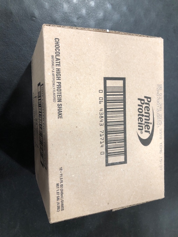 Photo 1 of EXP - 01/03/2025 - Premier Protein Shake 30g Protein 1g Sugar 24 Vitamins Minerals Nutrients to Support Immune Health, Chocolate, 11.5 Fl Oz (Pack of 12) Chocolate 11.5 Fl Oz (Pack of 12)