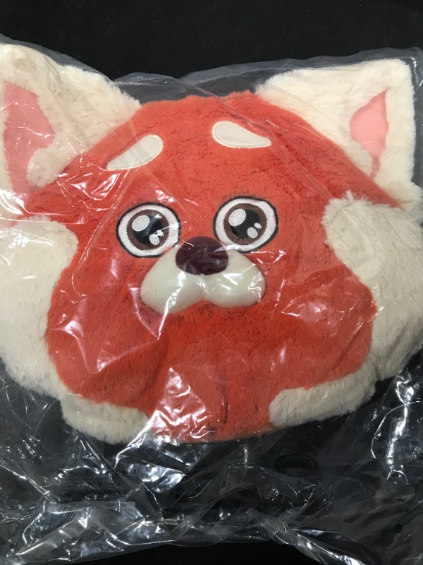 Photo 2 of Disney and Pixar Turning Red Meilin Lee Reversible 11-inch Plushie Character Head, Officially Licensed Kids Toys for Ages 3 Up by Just Play