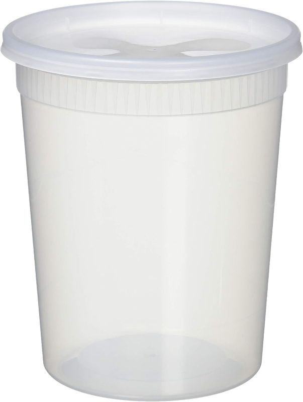 Photo 1 of 120 PCS PLASTIC SOUP/FOOD CONTAINER WITH LIDS