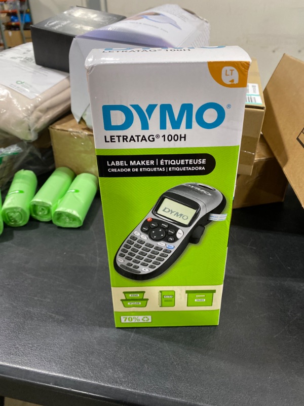 Photo 2 of DYMO Label Maker LetraTag 100H Handheld Label Maker, Easy-to-Use, 13 Character LCD Screen, Great for Home & Office Organization
