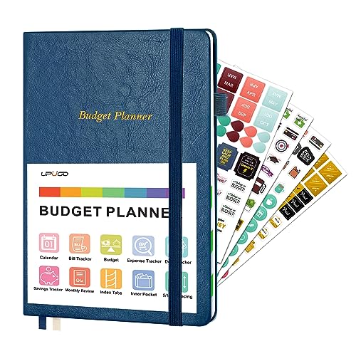 Photo 1 of Budget Planner, UpUGo Monthly Accounts Book and Bill Tracker, A5 Size Undated Financial Organizer, Expense Tracker Notebook, Manage and Optimize