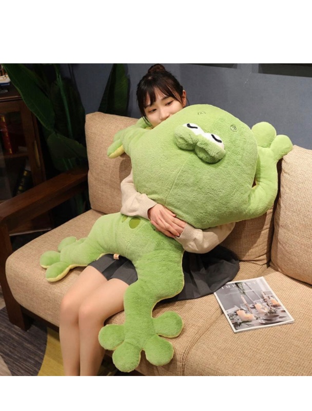 Photo 1 of CARTBAE Frog Stuffed Animal Big Eyes Frog Plush Pillow Home Decor Frog Doll Gifts for Kids