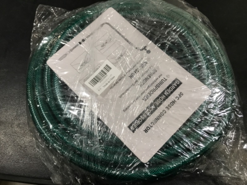 Photo 2 of 1/2 Inch Garden Hose 50FT Flexible and Durable PVC Hose for Lawns, Car Wash, Watering Hose with Garden Hose Connector 1/2 in. x 50 ft