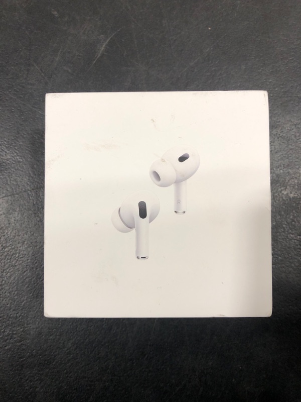 Photo 2 of Apple AirPods Pro (2nd Generation) Wireless Ear Buds with USB-C Charging, Up to 2X More Active Noise Cancelling Bluetooth Headphones, Transparency Mode, Adaptive Audio, Personalized Spatial Audio USB-C Without AppleCare+