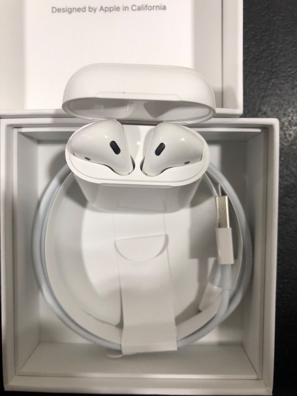 Photo 1 of Apple AirPods (2nd Generation) with Charging Case