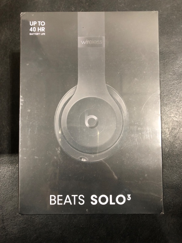 Photo 2 of Beats Solo³ Bluetooth Wireless All-Day on-Ear Headphones - Black
