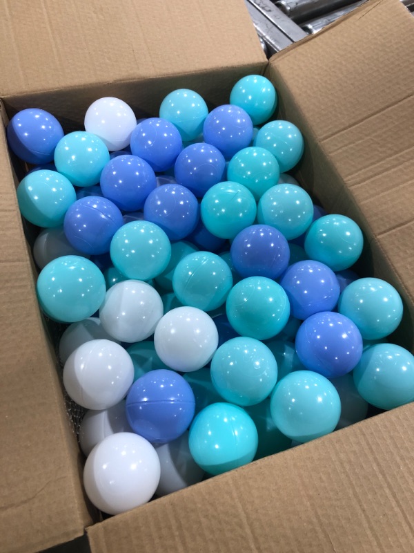 Photo 2 of 100 Ball Pit Balls for Kids, Plastic Balls for Ball Pit, Play Balls for Toddlers Babies, Ideal for Ball Pit, Kiddies Pool, Indoor Playpen
