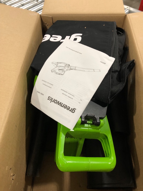 Photo 2 of GreenWorks 40V Leaf Blower and Chainsaw Combo Kit,2.0Ah Battery and Charger Included