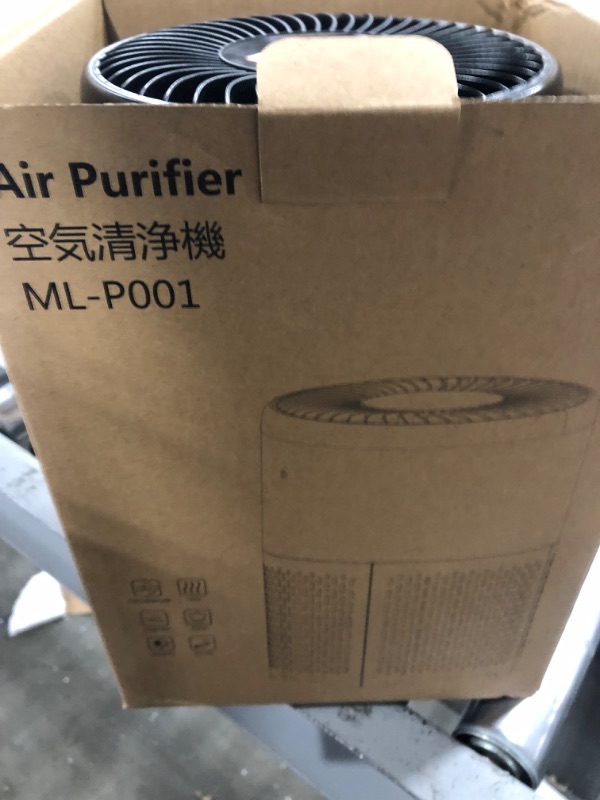 Photo 3 of Air Purifiers for Home Large Room Bedroom Pets, H13 HEPA Air Filter, Filters Smoke Dust Mold Odor Allergies, UV-C Light Helps Reduce Germ, Portable Air Cleaner with Remote Timers Child Lock for Home Black