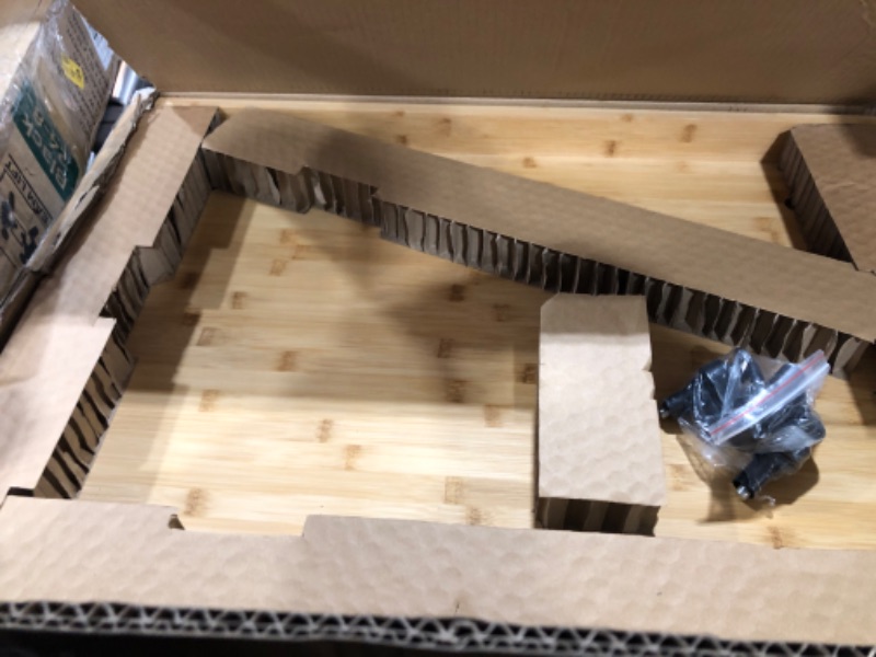 Photo 1 of 30 x 21 in Extra Large Bamboo Cutting Board and Stovetop Cover, Stove Top Cover Chopping Board with Detachable Legs and Juice Groove, Protector Board for Restaurant Kitchen Counter & Sink XXXL(30x21x3.3")