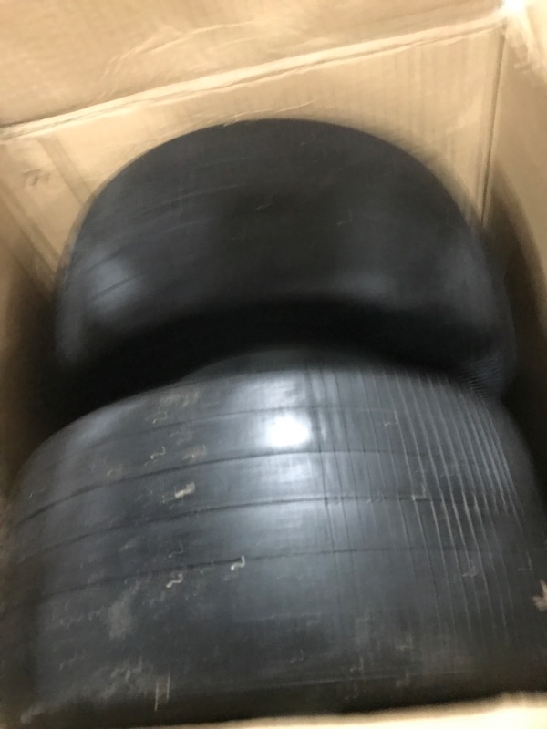 Photo 2 of 2pack Solid Rubber Lawn Mower Tires
