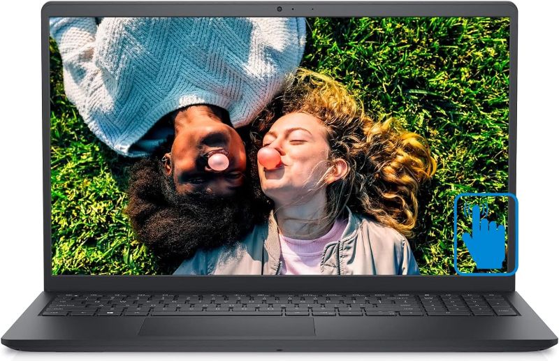 Photo 1 of Dell Inspiron 15 3520 15.6" Touchscreen FHD WVA Laptop (Intel i5-1155G7, 8GB RAM, 256GB SSD, Intel Iris Xe, AC WiFi, Bluetooth 5.0, SD Reader, Webcam, Carbon Black, Win 11 Pro)
