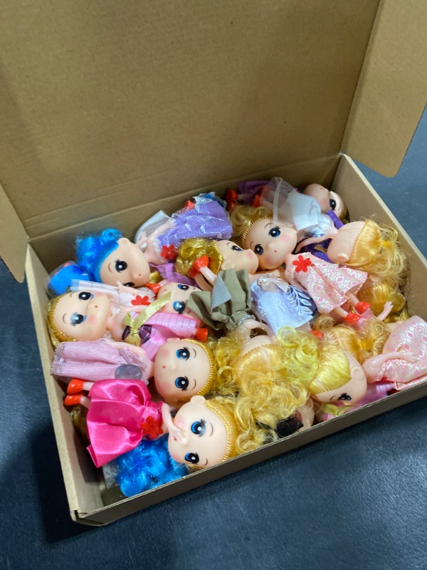 Photo 1 of 24 Pack Valentine's Day Card with Doll for Kids?Valentine Doll Party Favor Toy for Valentine School Classroom Exchange Gift