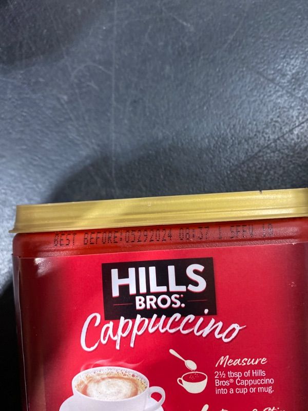 Photo 3 of 2 pack Hills Bros. Cappuccino French Vanilla Sugar Free 16 oz. (Pack of 6)