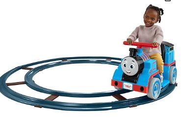 Photo 1 of Power Wheels Thomas & Friends Ride-On Train, Thomas with Track, Battery-Powered Toddler Toy for Indoor Play Ages 1+ Years?