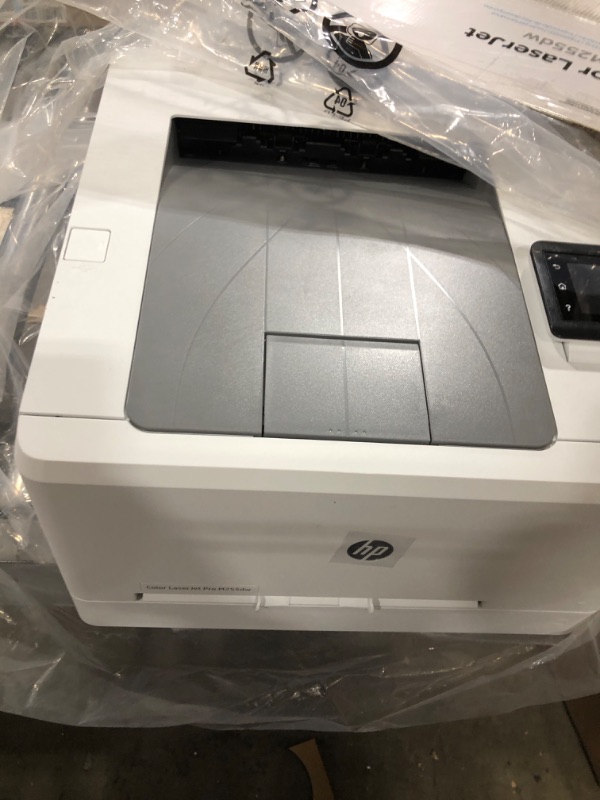 Photo 4 of HP Color LaserJet Pro M255dw Wireless Laser Printer, Remote Mobile Print, Duplex Printing, Works with Alexa (7KW64A), White