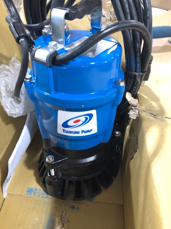 Photo 5 of Tsurumi Pump HSZ2.4S Submersible Trash Pump - Float Switch 1/2 HP 115V 2 in Discharge Dewatering applications - sand & solids, where auto operation is needed | 53 GPM / 3180 GPH