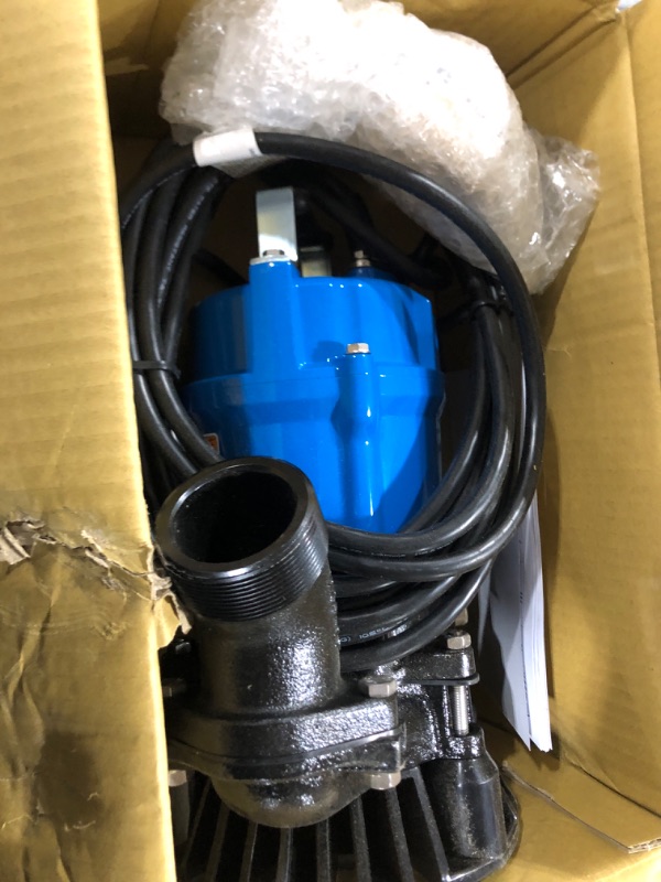 Photo 3 of Tsurumi Pump HSZ2.4S Submersible Trash Pump - Float Switch 1/2 HP 115V 2 in Discharge Dewatering applications - sand & solids, where auto operation is needed | 53 GPM / 3180 GPH