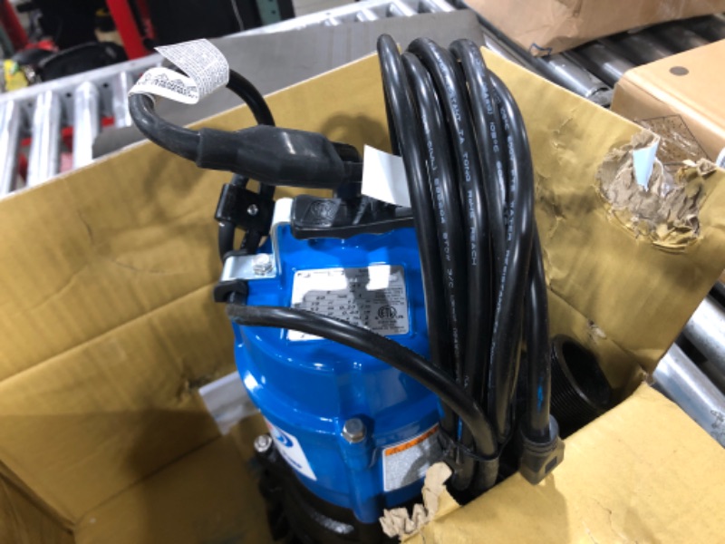 Photo 4 of Tsurumi Pump HSZ2.4S Submersible Trash Pump - Float Switch 1/2 HP 115V 2 in Discharge Dewatering applications - sand & solids, where auto operation is needed | 53 GPM / 3180 GPH