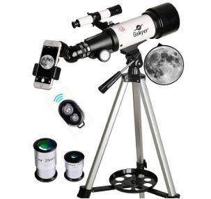 Photo 1 of Gskyer Telescope, 70mm Aperture 400mm AZ Mount Astronomical Refracting Telescope for Kids Beginners - Travel Telescope with Carry Bag, Phone Adapter and Wireless Remote