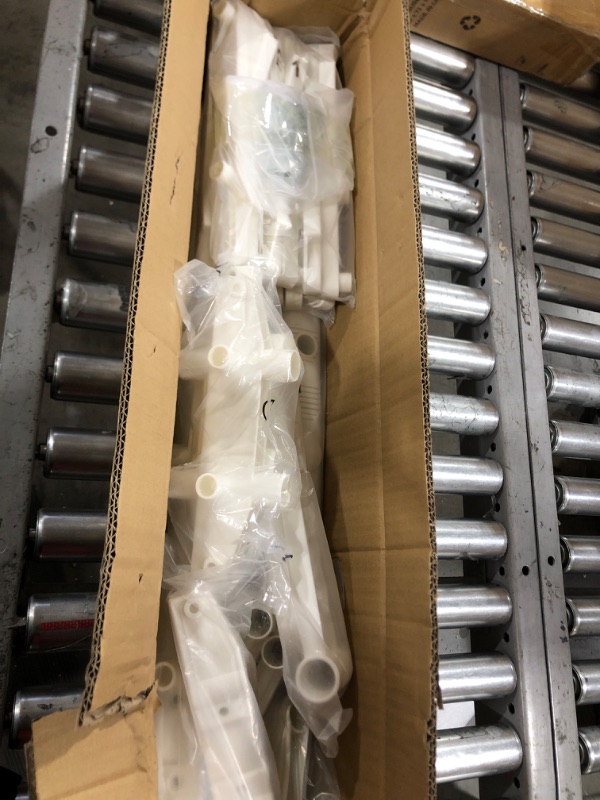 Photo 1 of Innotic Clothes Drying Rack, 4-Tier Folding Laundry Drying Rack with 2 Adjustable Side Wings, Stainless Steel Free-Standing Laundry Stand for Towels, Clothes, Shoes, Quilts (White Gray)