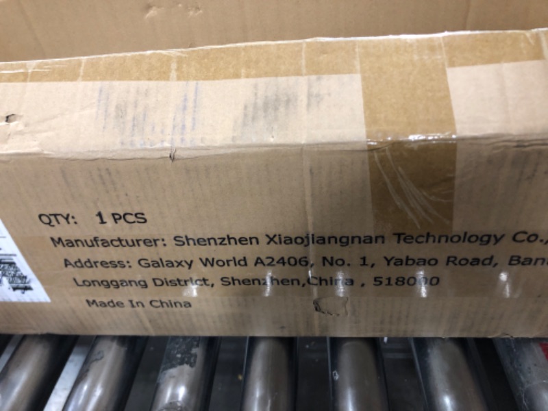 Photo 1 of Innotic Clothes Drying Rack, 4-Tier Folding Laundry Drying Rack with 2 Adjustable Side Wings, Stainless Steel Free-Standing Laundry Stand for Towels, Clothes, Shoes, Quilts (White Gray)