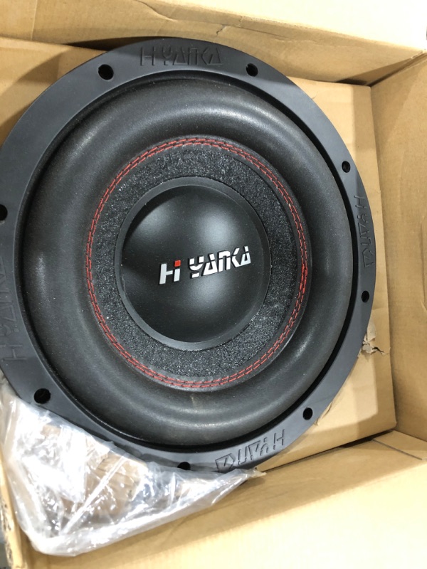 Photo 2 of H YANKA BSF-12-2 12 Inch Subwoofer - 1800W MAX Power 12 Inch Paper Cone Subwoofer Car Audio, Black Aluminum Basket, 2.5“ Dual Voice Coil 2 Ohm Impedance 12" Subwoofer for Cars 