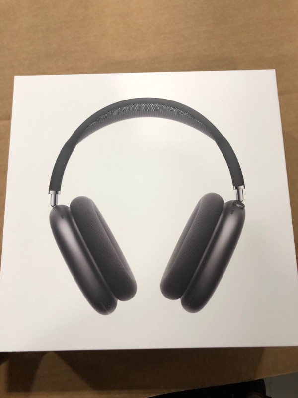 Photo 2 of Apple AirPods Max Wireless Over-Ear Headphones. Active Noise Cancelling, Transparency Mode, Spatial Audio, Digital Crown for Volume Control. Bluetooth Headphones for iPhone - Space Gray