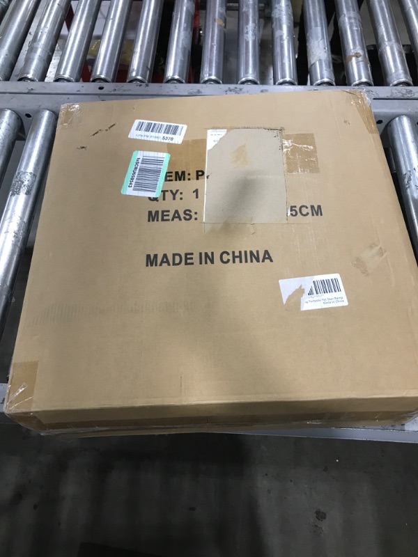 Photo 1 of Dog Ramp for Car, 63" Long & 17" Wide Folding Portable Pet Stair Ramp with Non-Slip Rug Surface, Extra Wide Dog Steps for Medium & Large Dogs Up to 250LBS Enter a Car, SUV & Truck Gery and Black