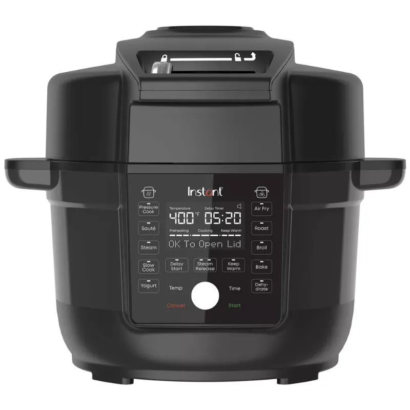 Photo 1 of Instant Pot Duo Crisp Ultimate Lid, 13-in-1 Air Fryer and Pressure Cooker Combo, Sauté, Slow Cook, Bake, Steam, Warm, Roast, Dehydrate, Sous Vide, & Proof, App With Over 800 Recipes, 6.5 Quart 6.5QT Ultimate