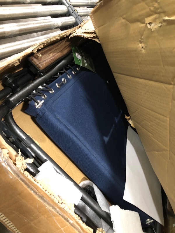 Photo 1 of TIMBER RIDGE Zero Gravity Chair Oversized Recliner 350lbs Capacity Patio Lounge Chair Padded Lawn Chair with Headrest XXL for Outdoor, Camping, Patio, Lawn New Blue