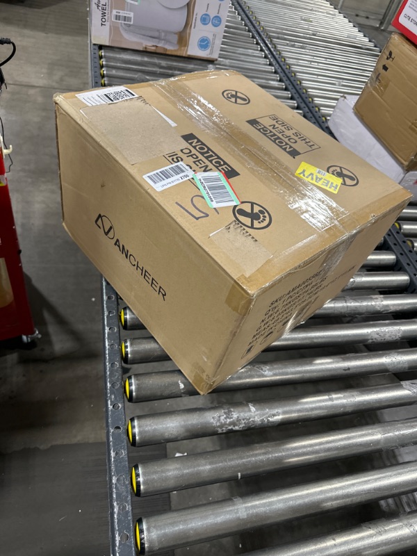 Photo 1 of ANCHEER Under Desk Elliptical Machine, Pedal Bike Exerciser, Electric Under Desk Elliptical Machine Trainer with Built in Display Monitor Quiet & Compact Exercise Equipment for Home Office Gym Black