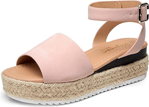 Photo 1 of [Size 7.5] Vepose Women's 00A Espadrilles Sandals Classic Wedge Platform Sandal
