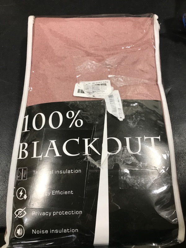 Photo 1 of 100% BLACKOUT CURTAINS PINK COLOR 