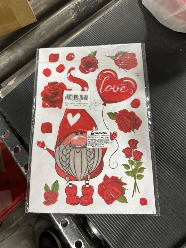 Photo 1 of 149Pcs Valentine's Day Window Clings Decorations Heart Decal Party Ornaments Supplies 9 Sheets Removable Vinyl Window Sticker Decals for Home, Valentines Party, Wedding, Anniversary Decorations
