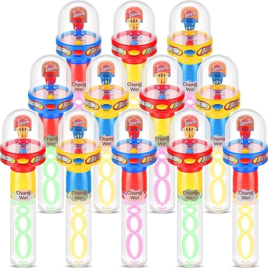 Photo 1 of 12 Pcs Basketball Shooting Bubble Wand Handheld Bubbles Party Favors for Kids Basketball Hoop and Shoot Bubble Tube for Birthday Basketball Party Supplies, Goodie Bags Stuffer