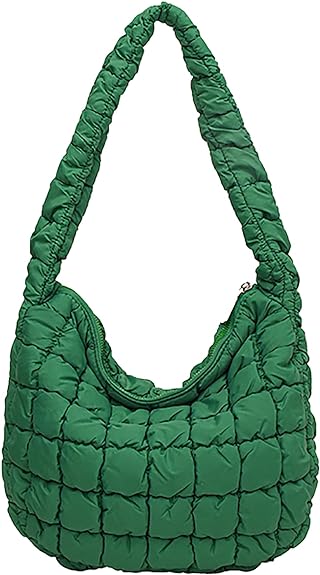 Photo 1 of Quilted Tote Bags for Women Lightweight Quilted Puffer Shoulder Bags Cotton Padded Hobo Purse Lattice 2023